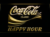 FREE Coca Cola Happy Hour LED Sign - Yellow - TheLedHeroes