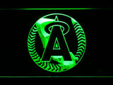 Los Angeles Angels (6) LED Neon Sign Electrical - Green - TheLedHeroes