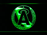 FREE Los Angeles Angels (6) LED Sign - Green - TheLedHeroes