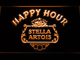 Stella Artois Happy Hour LED Neon Sign Electrical - Orange - TheLedHeroes