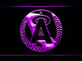Los Angeles Angels (6) LED Neon Sign Electrical - Purple - TheLedHeroes