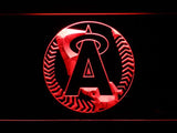Los Angeles Angels (6) LED Neon Sign Electrical - Red - TheLedHeroes