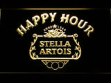 Stella Artois Happy Hour LED Neon Sign Electrical - Yellow - TheLedHeroes