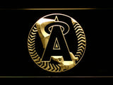Los Angeles Angels (6) LED Neon Sign Electrical - Yellow - TheLedHeroes