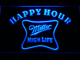 FREE Miller High Life Happy Hour LED Sign - Blue - TheLedHeroes