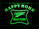 FREE Miller High Life Happy Hour LED Sign - Green - TheLedHeroes