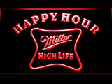 FREE Miller High Life Happy Hour LED Sign - Red - TheLedHeroes