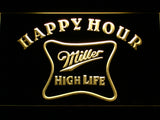 FREE Miller High Life Happy Hour LED Sign - Yellow - TheLedHeroes