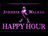 Johnnie Walker Happy Hour LED Neon Sign Electrical - Purple - TheLedHeroes