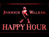 Johnnie Walker Happy Hour LED Neon Sign Electrical - Red - TheLedHeroes