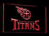 Tennessee Titans LED Neon Sign Electrical - Red - TheLedHeroes