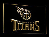 Tennessee Titans LED Neon Sign Electrical - Yellow - TheLedHeroes