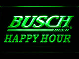 Busch Happy Hour LED Neon Sign Electrical - Green - TheLedHeroes
