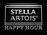 FREE Stella Artois Happy Hour (2) LED Sign - White - TheLedHeroes