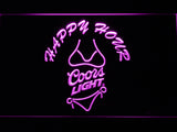 FREE Coors Light Bikini Happy Hour LED Sign - Purple - TheLedHeroes