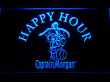 Captain Morgan Happy Hour LED Neon Sign Electrical - Blue - TheLedHeroes