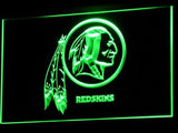 Washington Redskins LED Neon Sign USB - Green - TheLedHeroes