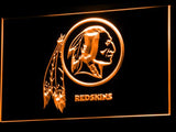 Washington Redskins LED Neon Sign USB - Orange - TheLedHeroes