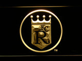 Kansas City Royals (9) LED Neon Sign USB - Yellow - TheLedHeroes