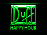 FREE Duff Happy Hour LED Sign - Green - TheLedHeroes