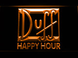 FREE Duff Happy Hour LED Sign - Orange - TheLedHeroes