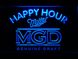 FREE Miller MGD Happy Hour LED Sign - Blue - TheLedHeroes