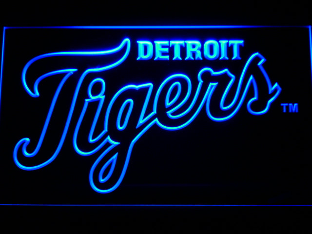 FREE Detroit Tigers (5) LED Sign - Blue - TheLedHeroes