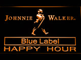 FREE Johnnie Walker Blue Label Happy Hour LED Sign - Orange - TheLedHeroes