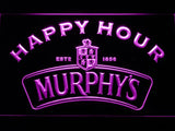 Murphy's Happy Hour LED Neon Sign USB - Purple - TheLedHeroes