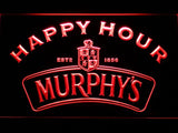 Murphy's Happy Hour LED Neon Sign USB - Red - TheLedHeroes