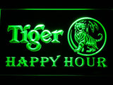 Tiger Happy Hour LED Neon Sign USB - Green - TheLedHeroes