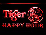 Tiger Happy Hour LED Neon Sign Electrical - Red - TheLedHeroes