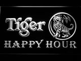 Tiger Happy Hour LED Neon Sign USB - White - TheLedHeroes