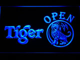 Tiger Open LED Neon Sign USB - Blue - TheLedHeroes