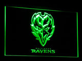 Baltimore Ravens LED Sign - Green - TheLedHeroes