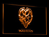Baltimore Ravens LED Neon Sign Electrical - Orange - TheLedHeroes