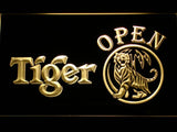 Tiger Open LED Neon Sign USB - Yellow - TheLedHeroes