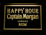 FREE Captain Morgan Jamaica Rum Happy Hour LED Sign - Yellow - TheLedHeroes