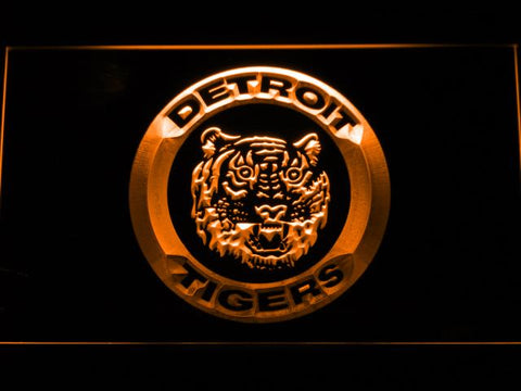 Detroit Tigers (12) LED Neon Sign USB - Orange - TheLedHeroes