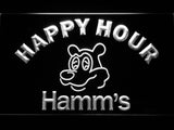 FREE Hamm's Happy Hour LED Sign - White - TheLedHeroes