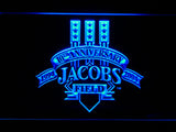 FREE Cleveland Indians Jacob Fiel Anniversary LED Sign - Blue - TheLedHeroes