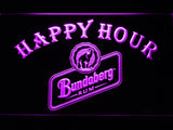 Bundaberg Happy Hour LED Sign - Purple - TheLedHeroes