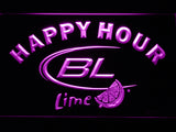 FREE Bud Light Lime Happy Hour LED Sign - Purple - TheLedHeroes