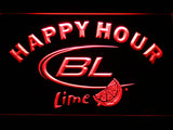FREE Bud Light Lime Happy Hour LED Sign - Red - TheLedHeroes