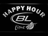 FREE Bud Light Lime Happy Hour LED Sign - White - TheLedHeroes