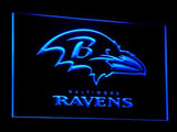 Baltimore Ravens (2) LED Neon Sign USB - Blue - TheLedHeroes