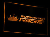 Budweiser Racing LED Neon Sign Electrical - Orange - TheLedHeroes
