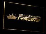 Budweiser Racing LED Neon Sign USB - Yellow - TheLedHeroes