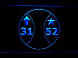 Cleveland Indians (5) LED Neon Sign USB - Blue - TheLedHeroes