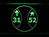 Cleveland Indians (5) LED Neon Sign USB - Green - TheLedHeroes